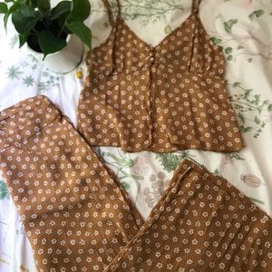 Blue Life Mustard Yellow Floral Set